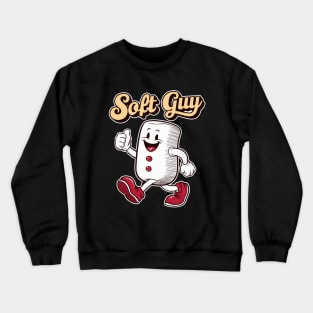 Soft Guy Era - Marshmallow Man - Retro Vintage Crewneck Sweatshirt